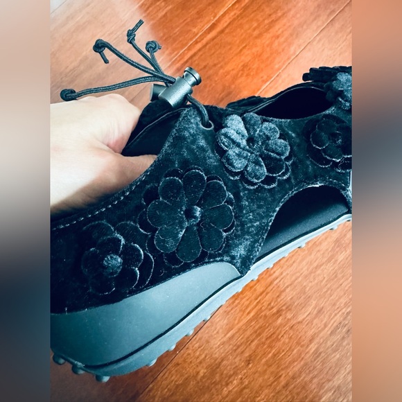 Final $ Cecilie Bahnsen Shay Floral Ballerina Shoe Flats Black EU 39 US 8.5 $900 - Picture 9 of 16